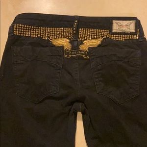 Robin Jeans (Black & Golf Stones)